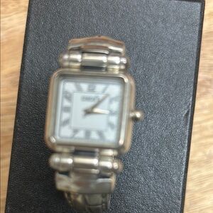 Chico's Silver-Tone Square Watch